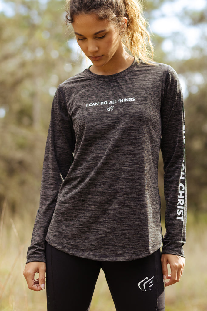Women's Through Christ Longsleeve Performance Shirt