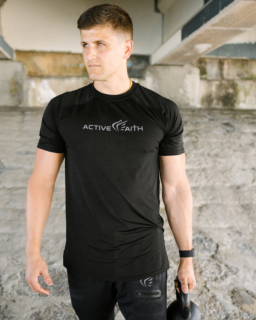 Men's Active Faith Puff Print Shirt