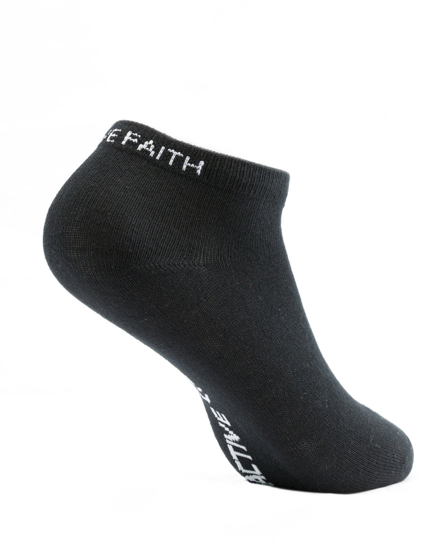 Walk By Faith Not By Sight Low Cut Socks