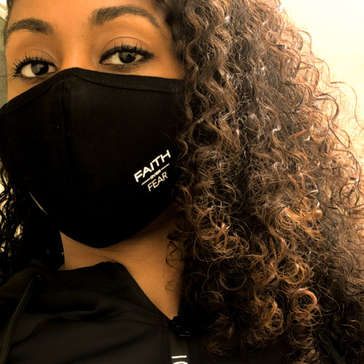Faith Over Fear Cotton Mask