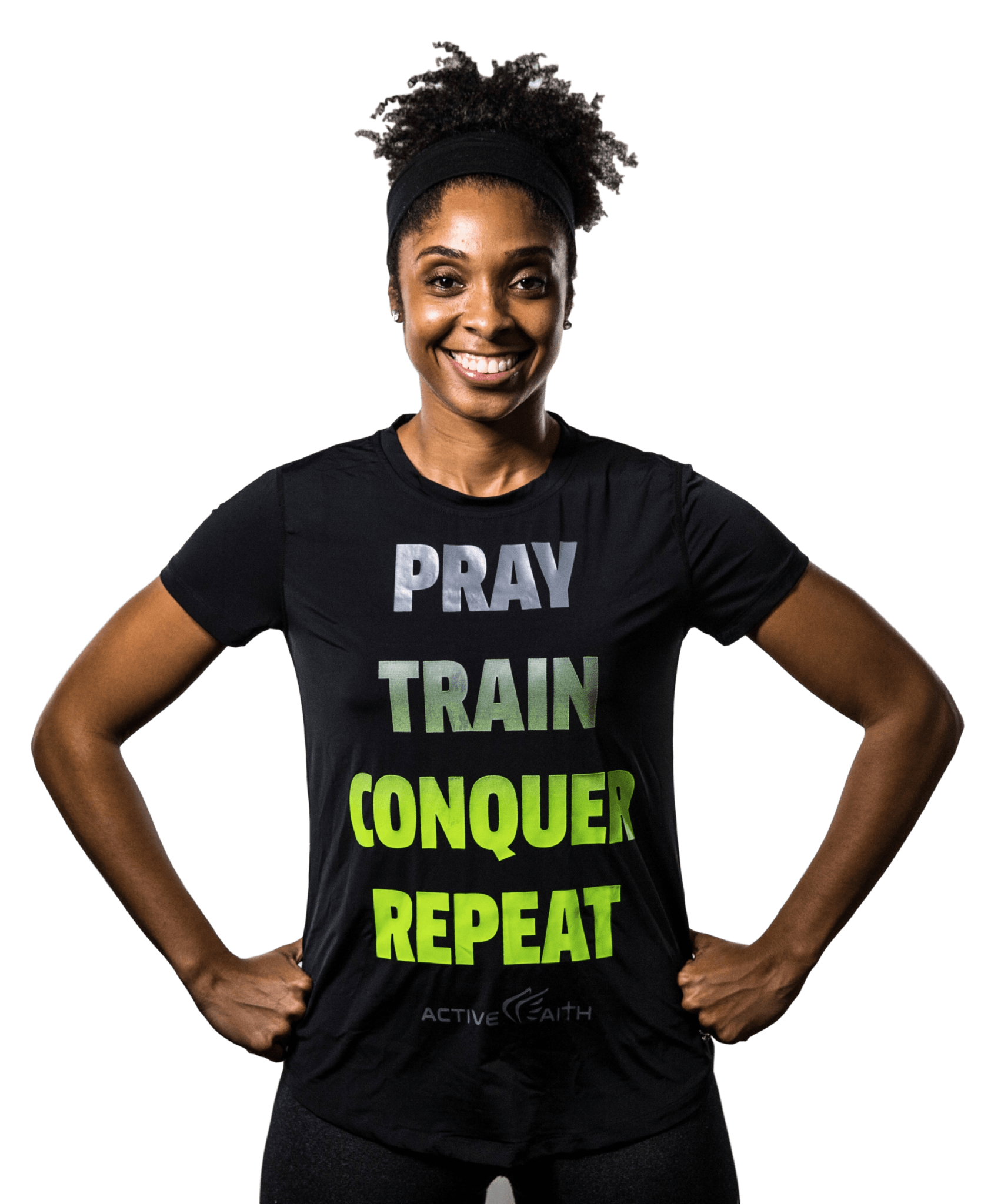 Women's "Pray Repeat" Word Shirt