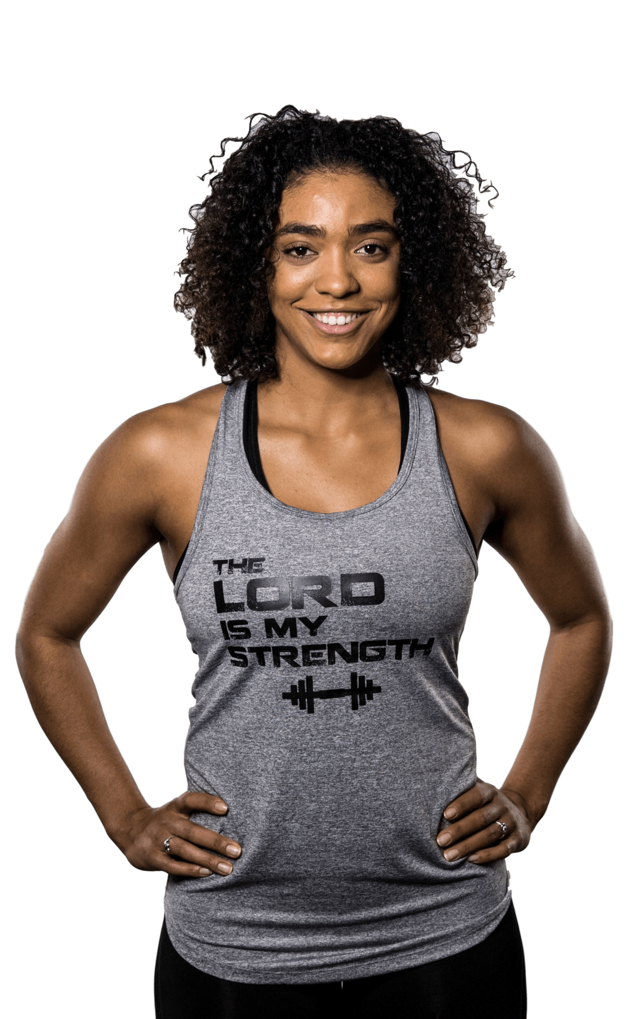 Women's Lord Is My Strength Performance Tank
