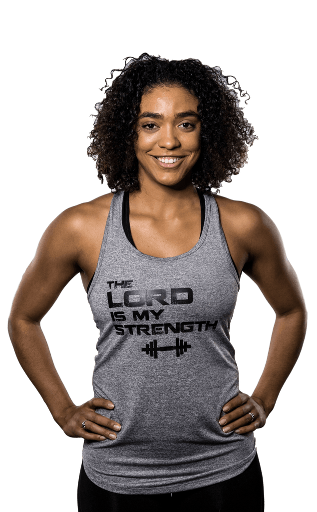 Women's Lord Is My Strength Performance Tank