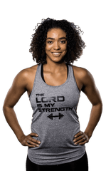 Women's Lord Is My Strength Performance Tank