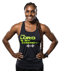 Women's Lord Is My Strength Performance Tank