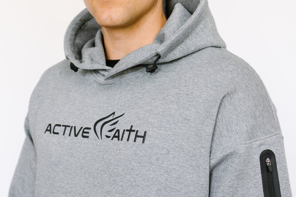 Unisex Active Faith Puff Print Hoodie