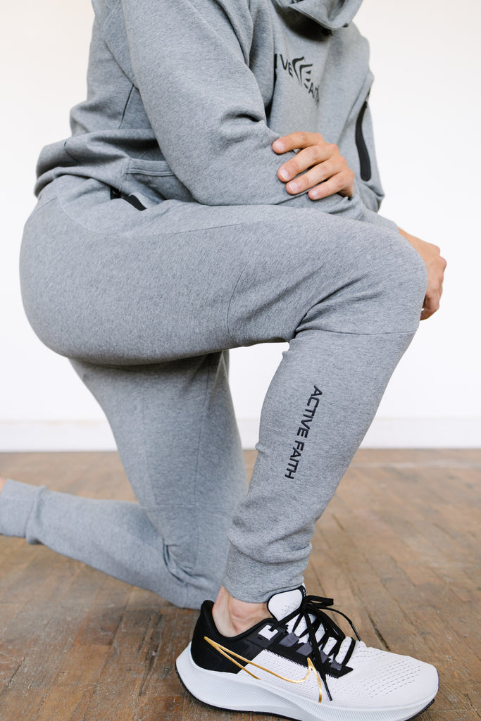 Unisex Active Faith Puff Print Joggers