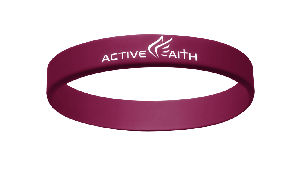 Active Faith IJNIP Band Maroon/White