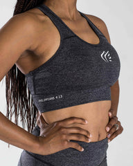 Active Faith Sports Bra | Charcoal