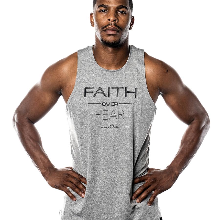 Men's Faith Over Fear Performance Tank