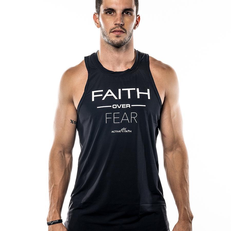 Men's Faith Over Fear Performance Tank