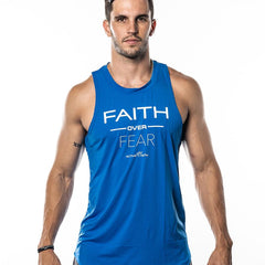 Men's Faith Over Fear Performance Tank