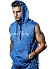 Men's Active Faith Sleeveless Performance Hoodie