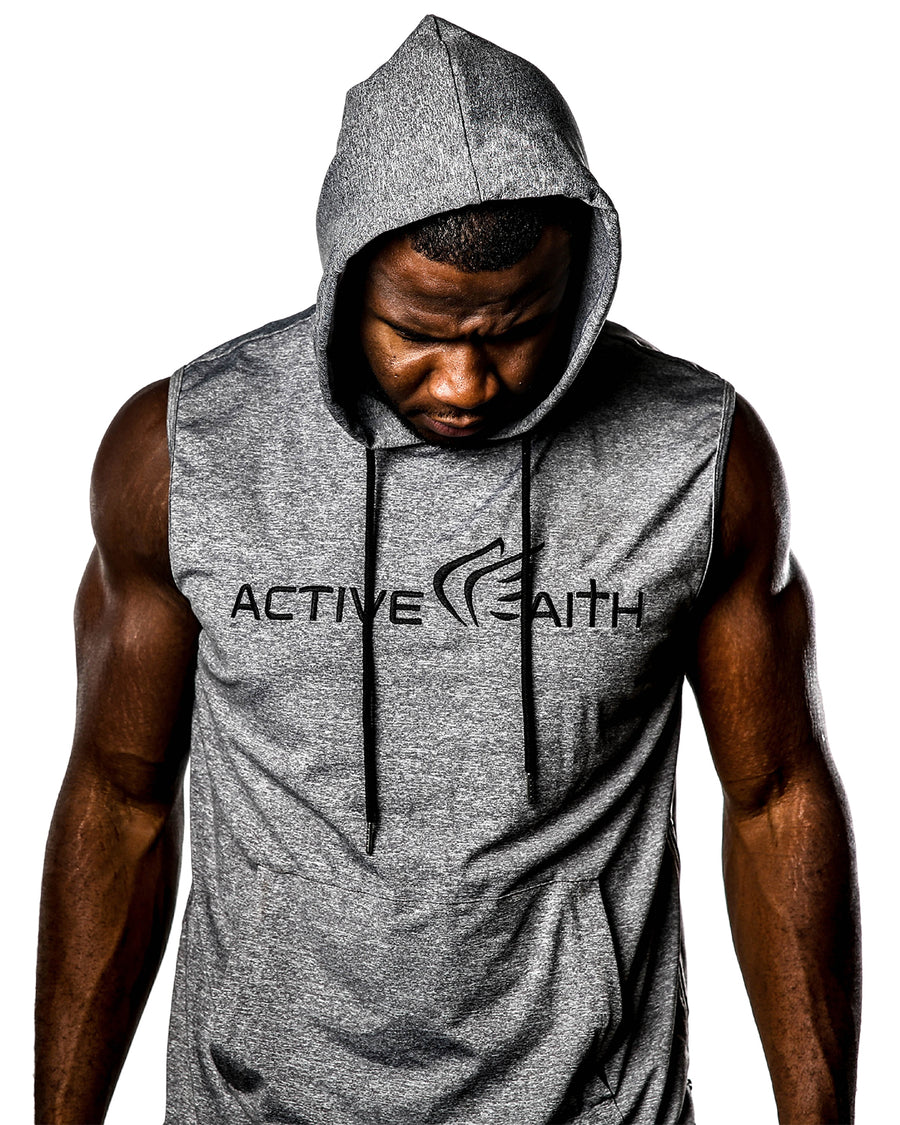 Men's Active Faith Sleeveless Performance Hoodie