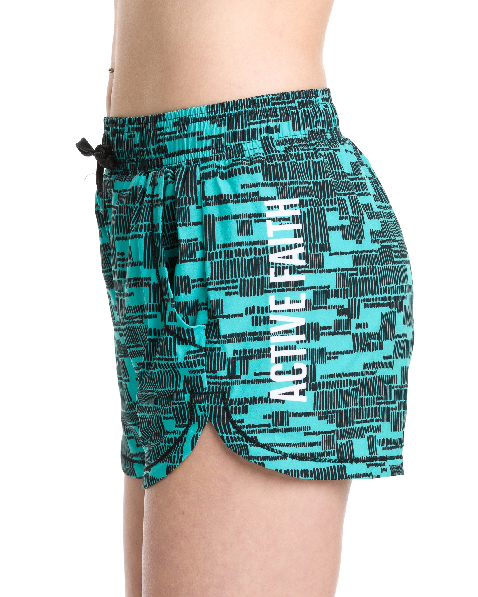 Women's Digital Print Running Shorts