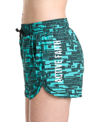 Women's Digital Print Running Shorts
