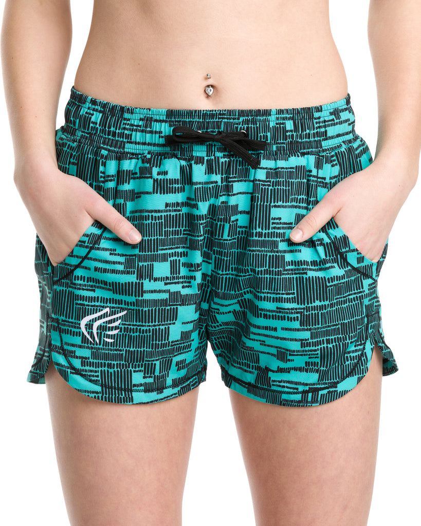 Women's Digital Print Running Shorts