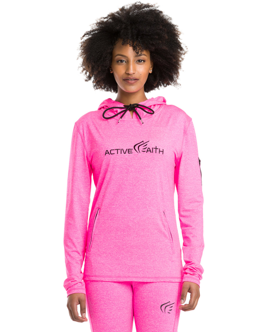 Women's Logo Performance Hoodie | Active Faith Sports