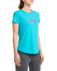 Active Faith Women's Sport T-Shirt, Teal Blue | Active Faith Sports