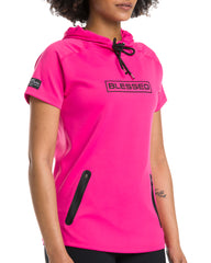 Women's Blessed Performance Tech Short Sleeve Hoodie