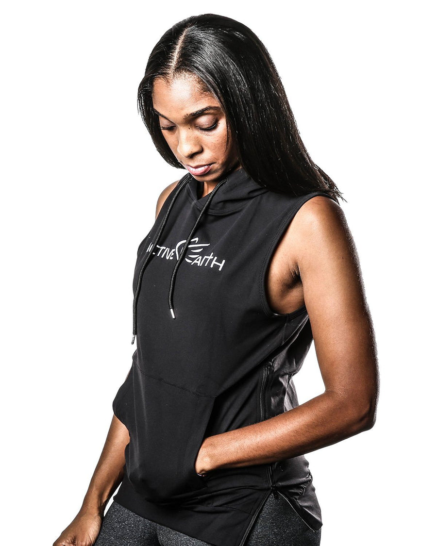 Women's Active Faith Sleeveless Performance Hoodie