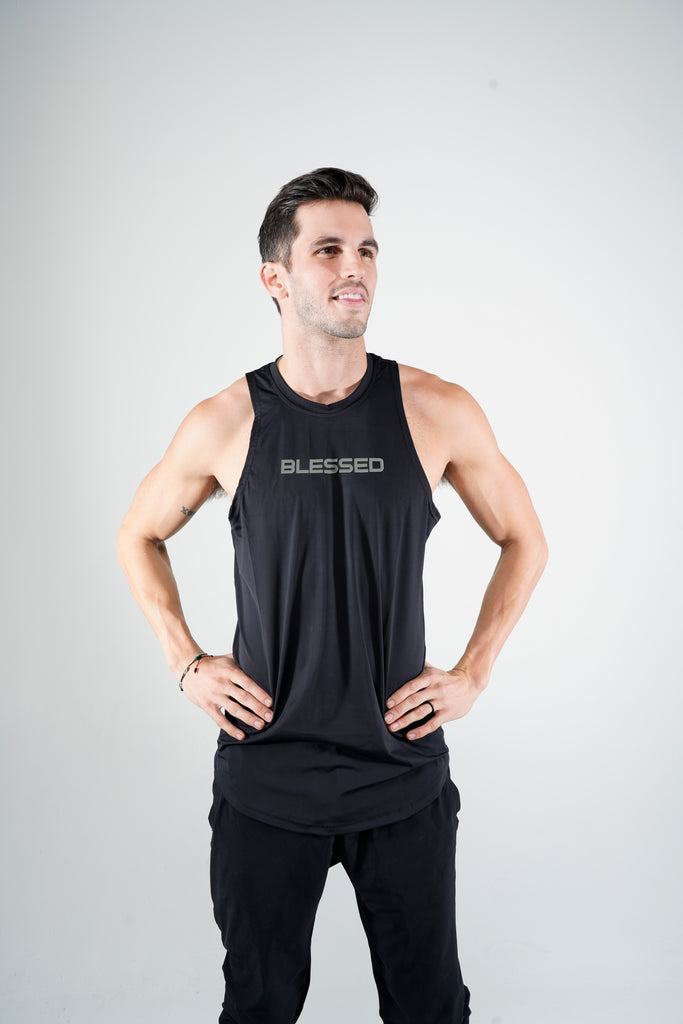 Men's Blessed Puff Print Tank