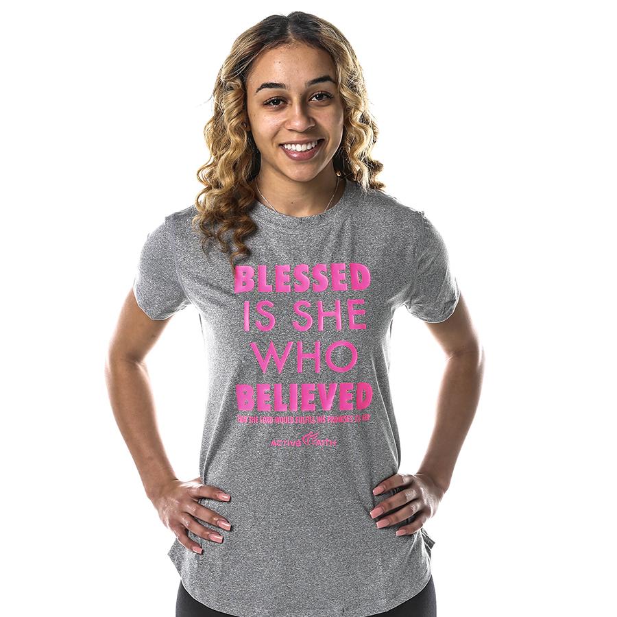 Blessed is She Bold Performance Shirt