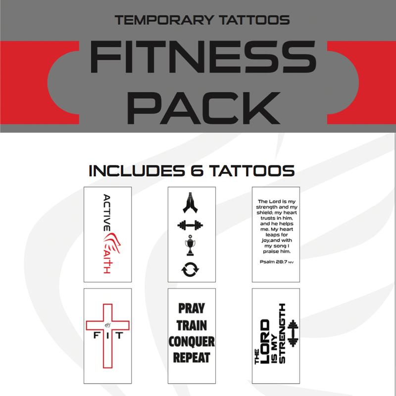 Active Faith Temporary Tattoos