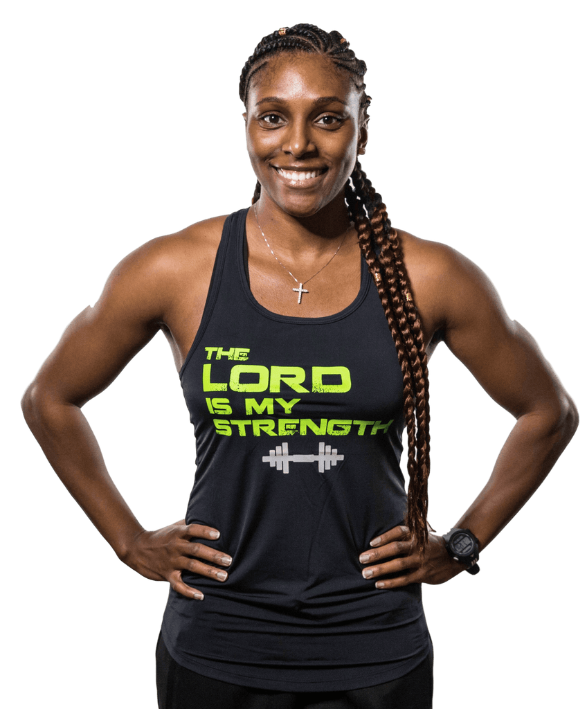 Women's Lord Is My Strength Performance Tank