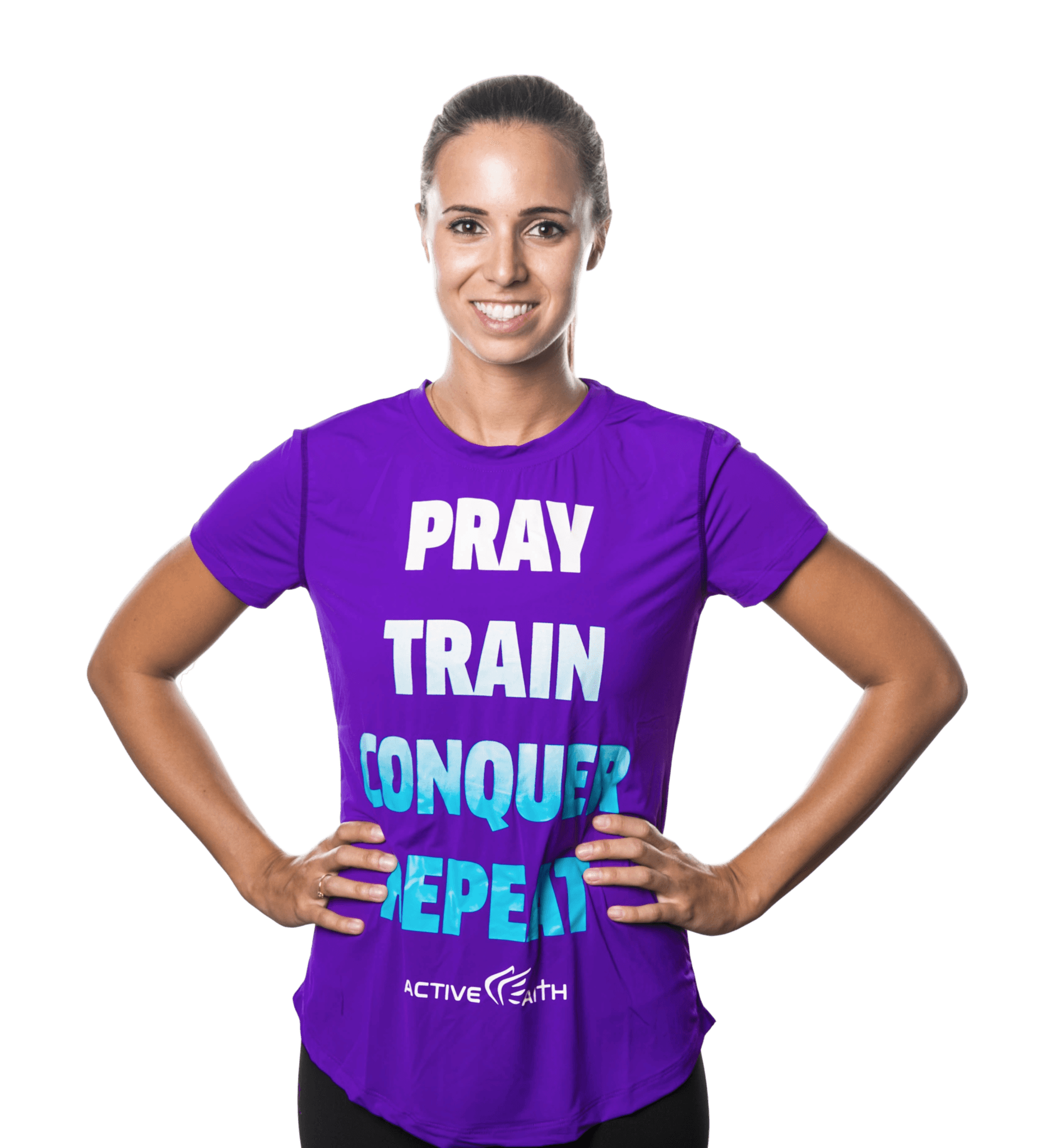 Women's "Pray Repeat" Word Shirt