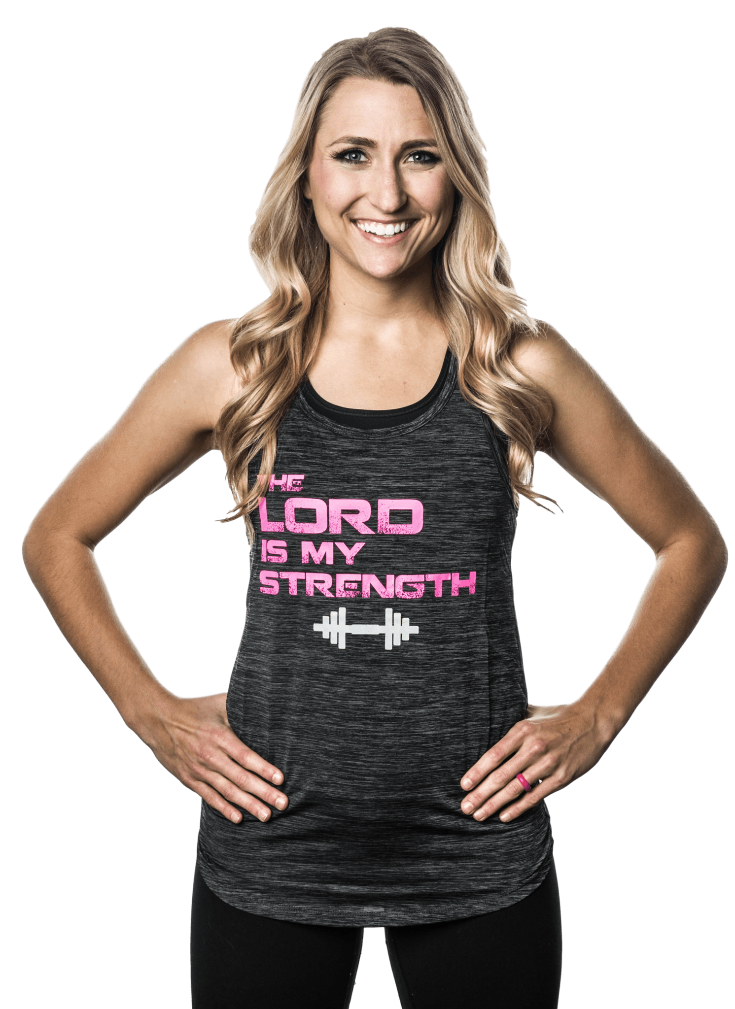 Women's Lord Is My Strength Performance Tank - Active Faith Sports