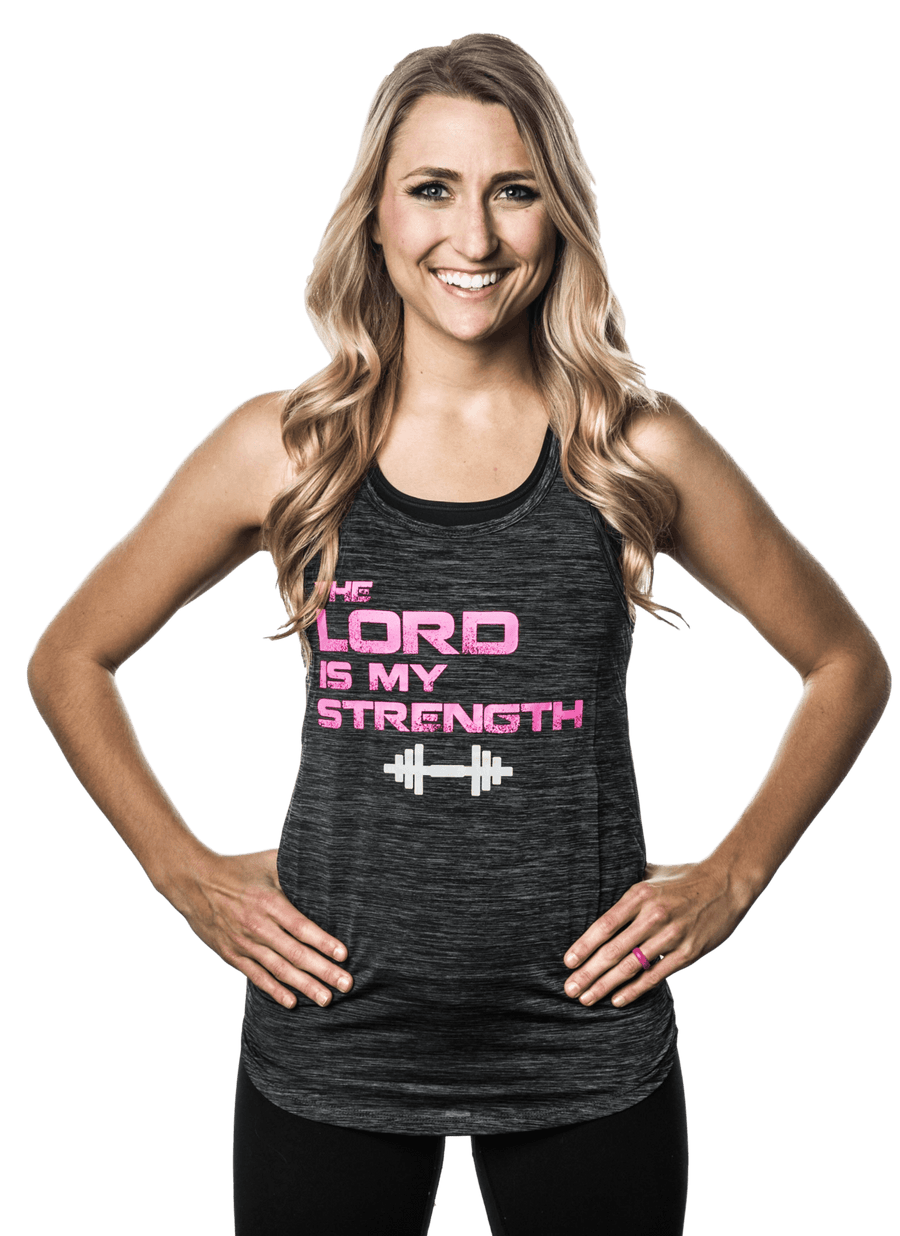 Women's Lord Is My Strength Performance Tank