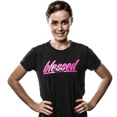 Active Faith Blessed Sports Tee for Women