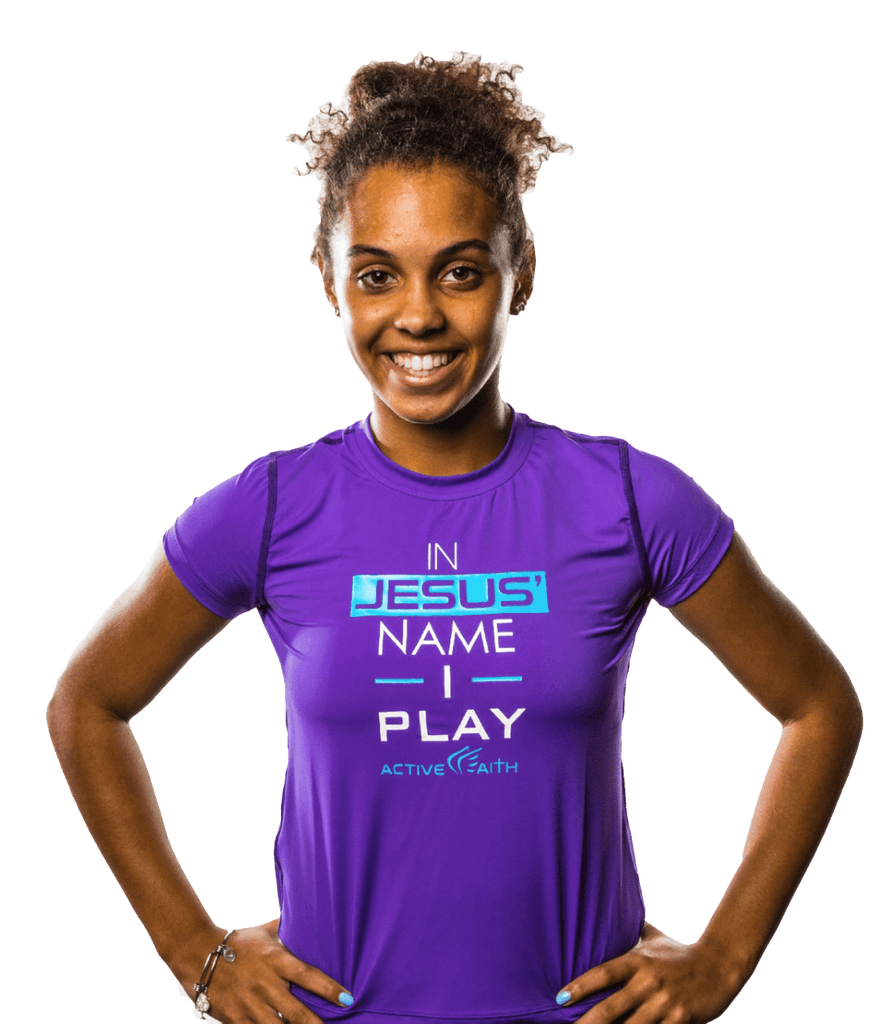 Youth Girls' In Jesus Name I Play Performance Shirt