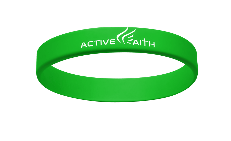 Active Faith IJNIP Band Green/White