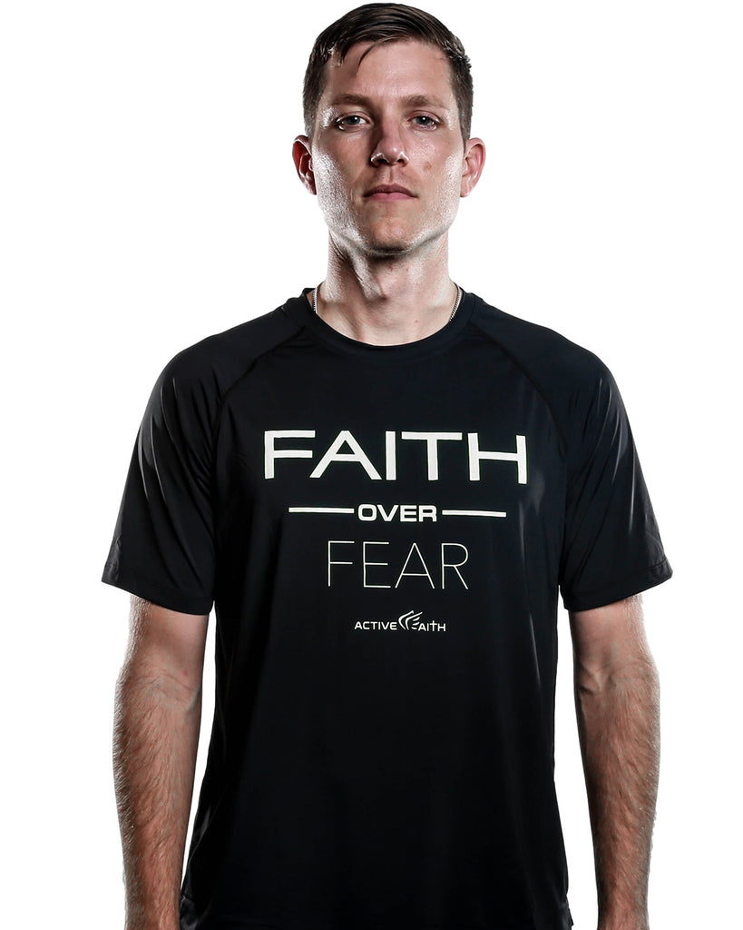 Men's Active Faith Faith Over Fear Performance Shirt 