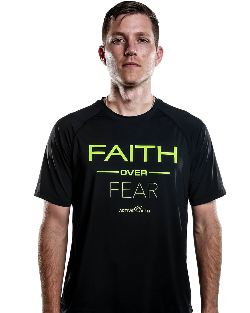 Men's Faith Over Fear Performance Shirt