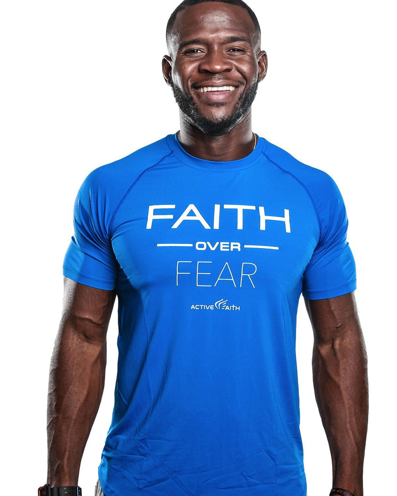 Men's Faith Over Fear Performance Shirt