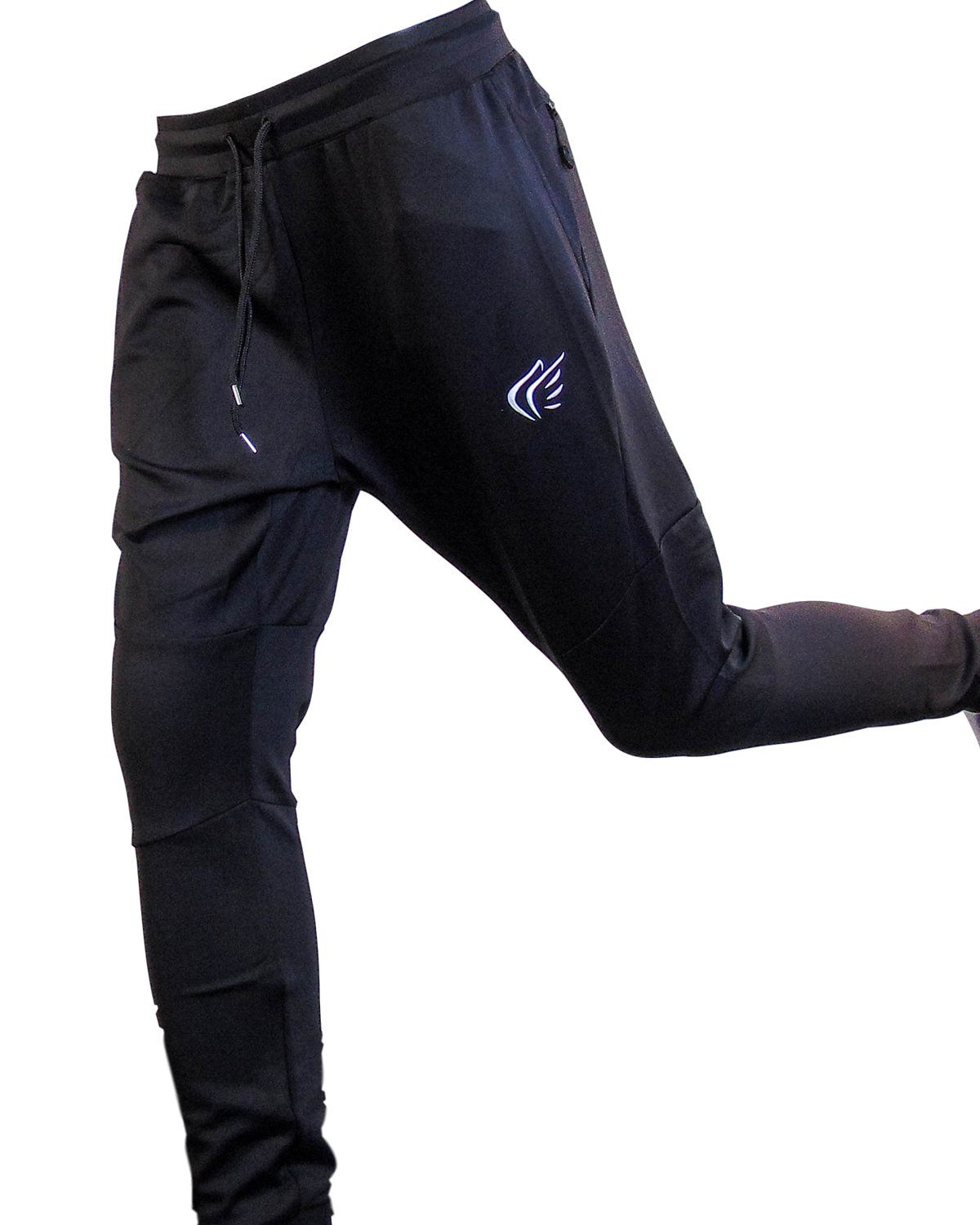 Mens Active Faith PERFORMANCE JOGGERS in Charcoal White Color
