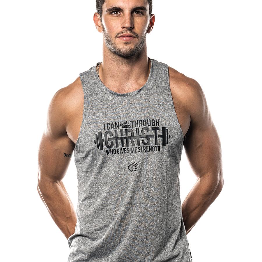 Men's I Can Weight Lifting Performance Tank