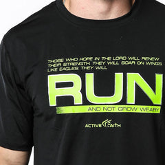 Men's Run And Not Grow Weary EasyDri Shirt