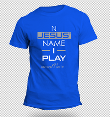 Youth Boys In Jesus' Name I Play Performance Shirt