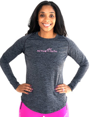 Women's Active Faith Logo Performance Longsleeve Shirt