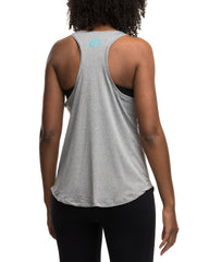 Workout Women's Christian Tank Top | Grey/Teal