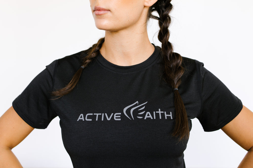 Women's Active Faith Puff Print Shirt