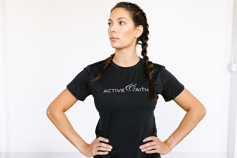 Women's Active Faith Puff Print Shirt