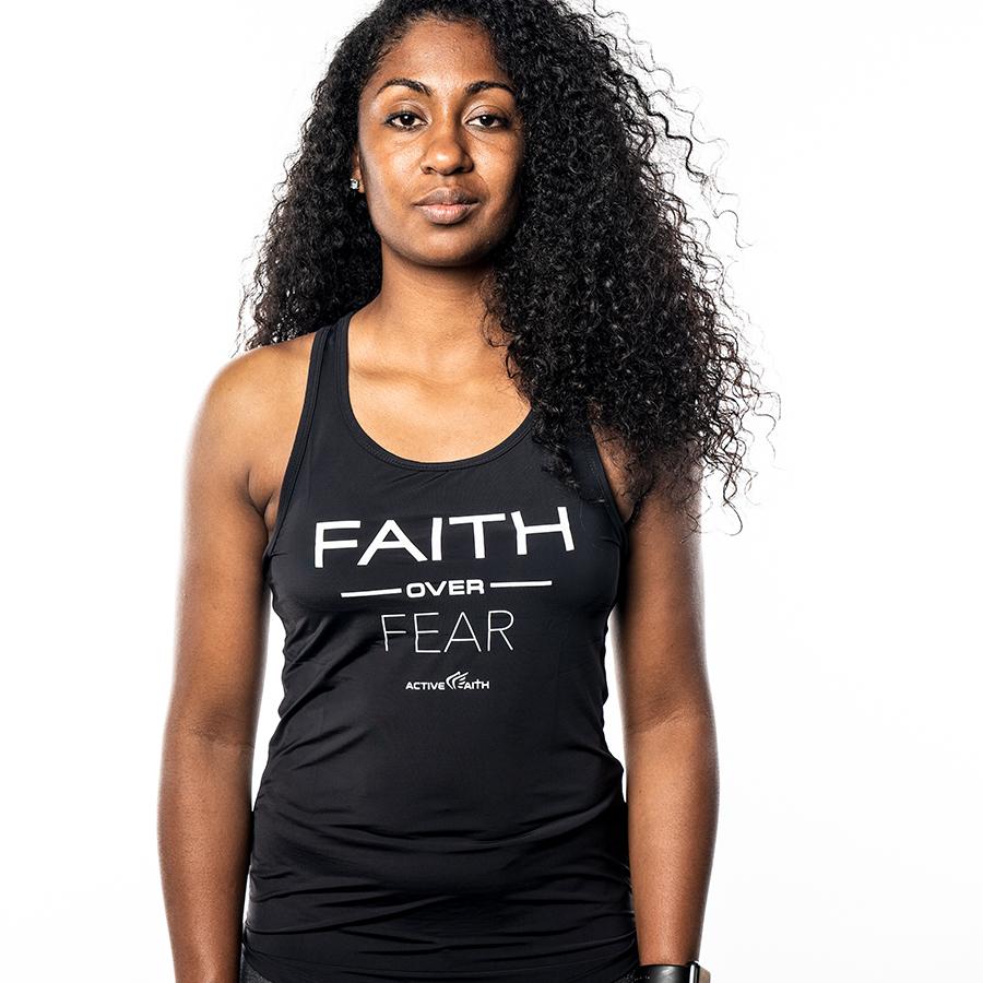 Women's Faith Over Fear Performance Tank