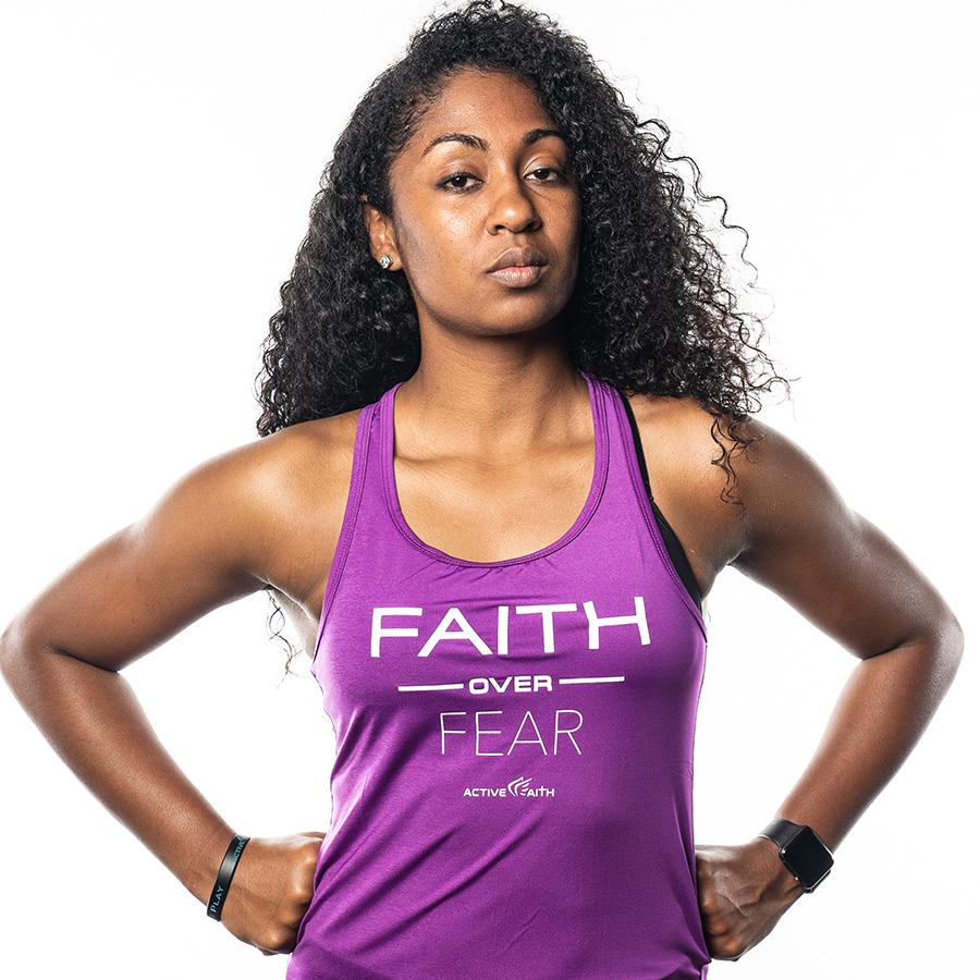 Women's Faith Over Fear Performance Tank