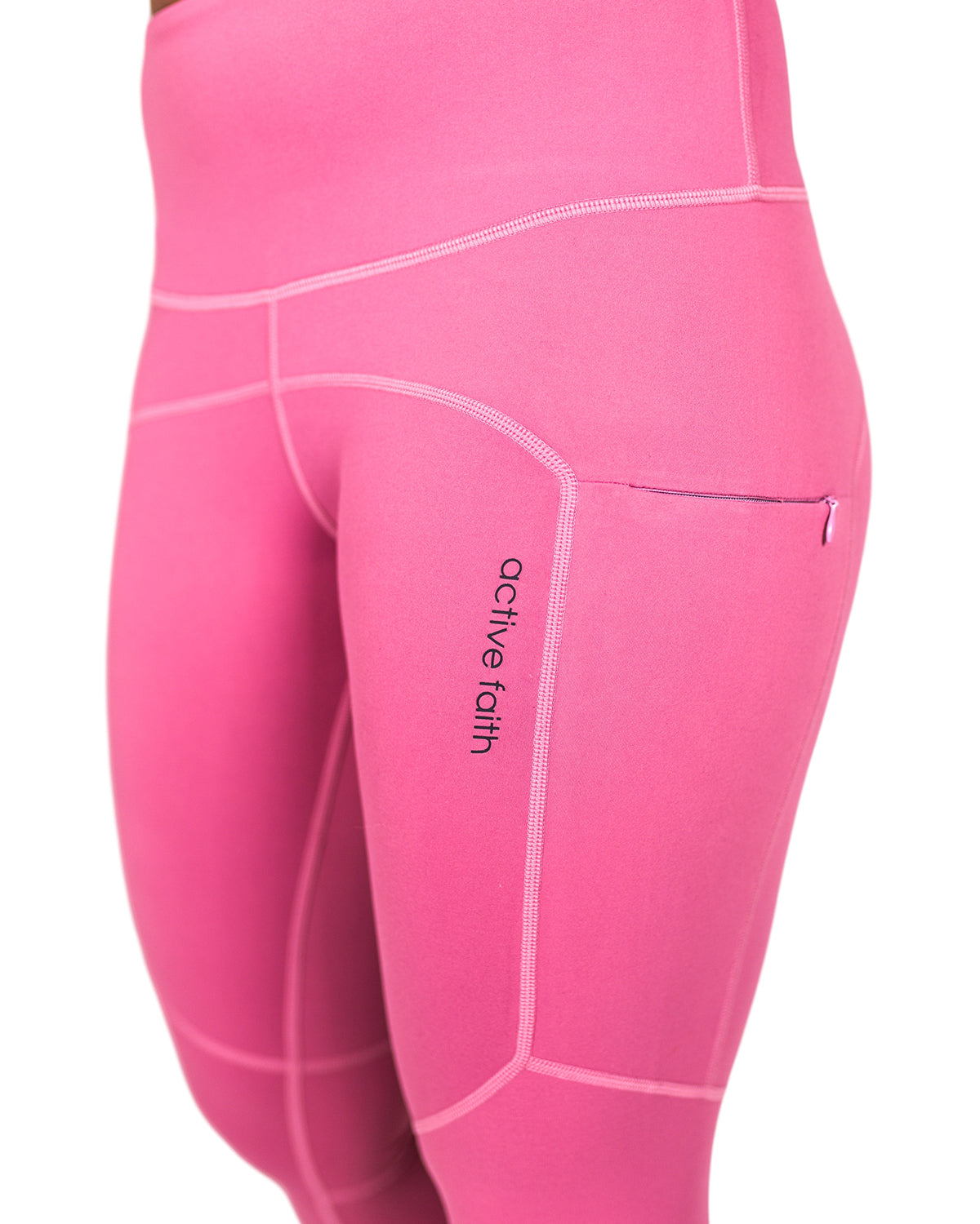 Epic Luxe Running Tights for Women, Salmon