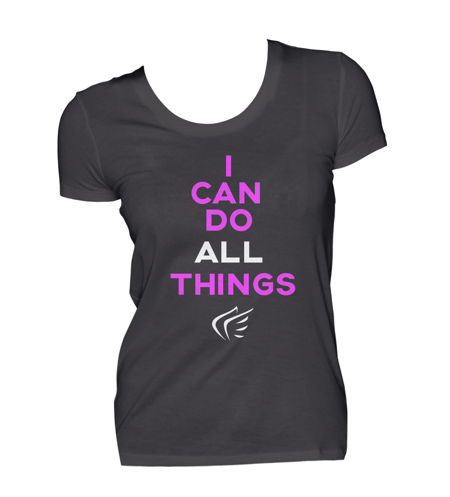 Youth Girls' I Can Do All Things EasyDri Shirt